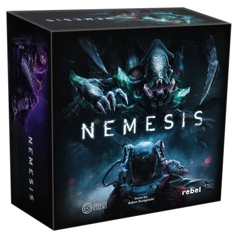 Nemesis is a semi-cooperative game in which you and your crewmates must survive on a ship infested with hostile organisms. To win the game, you have to complete one of the two objectives dealt to you at the start of the game and get back to Earth in one piece.. 