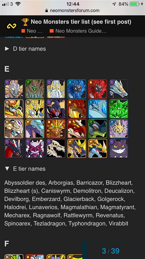 The new tier list thread is now open! I hope you like the new layout which now includes monster images. Things are a little more spread out vertically, but this design works well the more monsters are in the tiers so in the long run I think it’s good. I think that functionally it works best with the names of the monsters listed by each tier too..