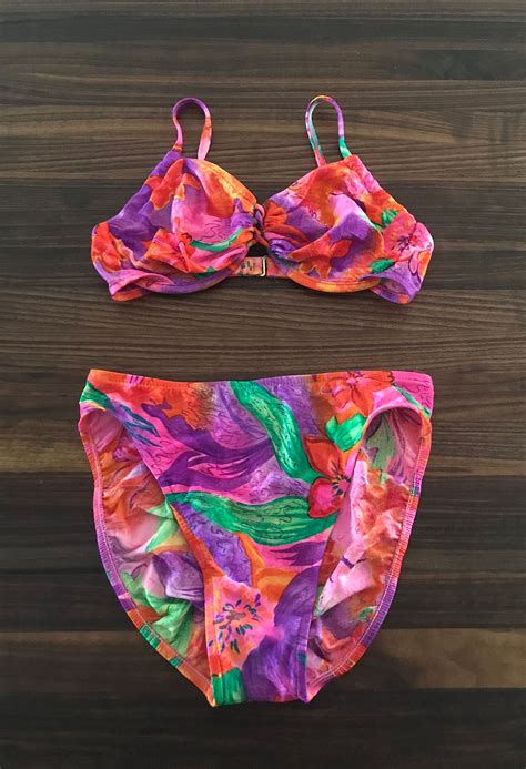 Neon High Cut Bikini - Etsy