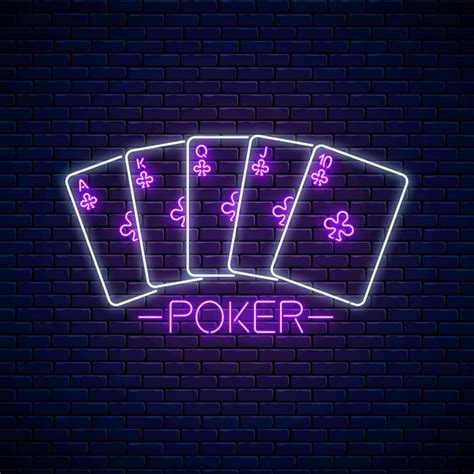 Neon Poker Signs