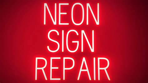 Neon sign repair. Affordable signs and neon can work with you from beginning to end to repair or restore your neon sign back to original condition. Most neon beer signs were originally made then dipped into a paint to provide the neon color.This process is used to make the neon more cost effective during mass production. 