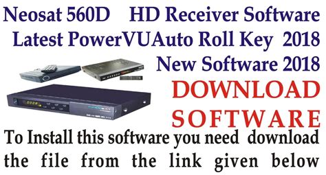 Neosat ns 560d new software 2018.  NEOSAT 560D PLUS HD RECEIVER NEW POWERVU SOFTWARE WITHOUT FRE...