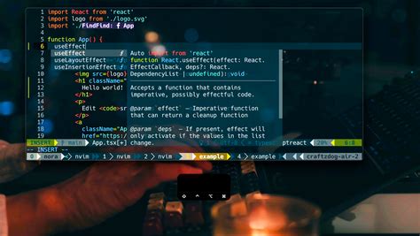 Neovim react typescript setup.  I'm very new to neovim and have been going thr...