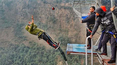 Nepal Bungee Jumping Second Highest Bungee Jump