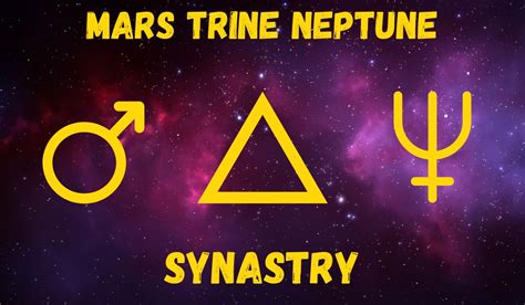 The Mars sextile Neptune synastry creates a harmonious ene