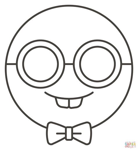 Nerd Coloring Pages