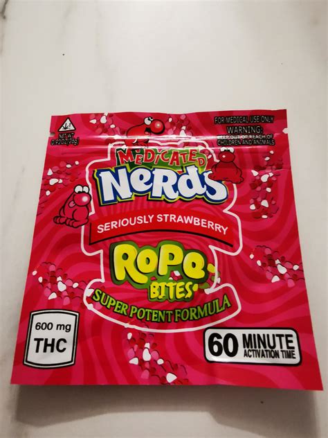 Nerds rope strain. Just because the nerds rope gets you high doesn't mean its a dispensary product. Like I already said, California restricted thc content in edibles to 100mg back in 2018 so a 400mg nerds rope wouldn't be sold legally. Not to mention its mimicking the Wonka nerds rope brand which is illegal. 