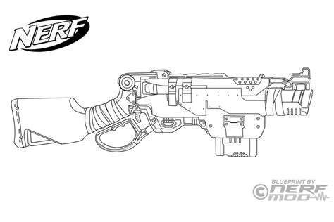 Nerf Gun Coloring