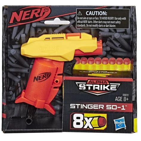 Nerf Stinger SD-1 Alpha Strike Toy Elite Blaster Ages 8