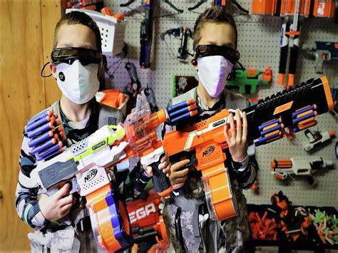 Nerf war. Here are 15 Nerf war game ideas to try out with friends and family! 1. Capture the Flag. The most common game to enjoy with Nerf is Capture the Flag. … 