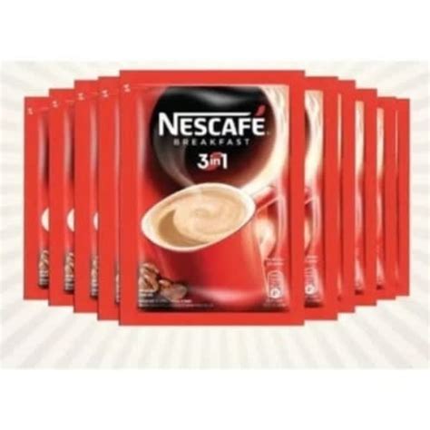 Nescafe 3 In 1 Breakfast Coffee -10 In 1 Roll - 25g X 3 Roll