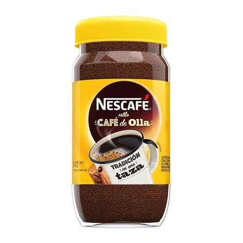 Nescafe cafe de olla. Step 1. Combine water, piloncillo, cinnamon sticks, anise and cloves in medium saucepan. Heat over medium-high heat, stirring occasionally, until boiling. Reduce heat to low; cover. Cook for 15 minutes. Remove from heat; stir in coffee granules. Cover; steep for 5 minutes. 