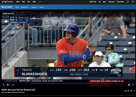 How to Watch NESN on DIRECTV STREAM. Monthly Cost: $109/mo. Free Trial: 5 days. DVR: Unlimited. The Choice Plan from DIRECTV STREAM includes NESN and is a great option for Red Sox fans. It's a bit .... 