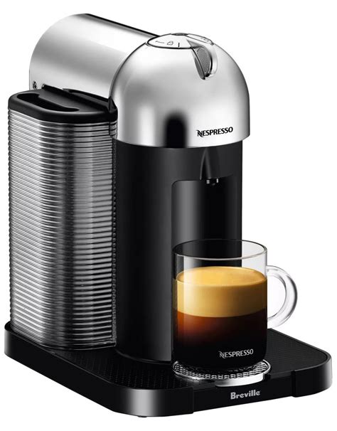 Nespresso vertuo plus. The VERTUO coffee and espresso coffee machine conveniently makes 5, 8, 14, 18 oz Coffee and single and double Espresso. Each machine includes a complimentary welcome set of 12 Nespresso Vertuo capsules with unique aroma profiles. This coffee machine is compatible exclusively with Nespresso Vertuo Line pods. Features. 