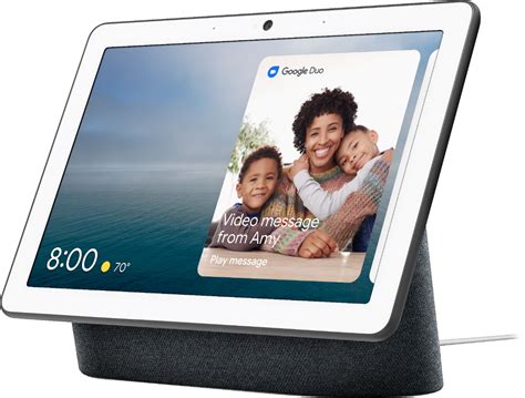 Nest Hub Max Smart Display with Google Assistant Charcoal Okinus