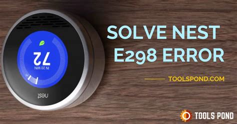 Your Google Nest thermostat or the app may show you a message with a code when there's a problem detected. sep. Troubleshoot a "No power" alert on the Nest Thermostat (E298 or M20 help code) A "No power" or "No system power" alert should appear. 