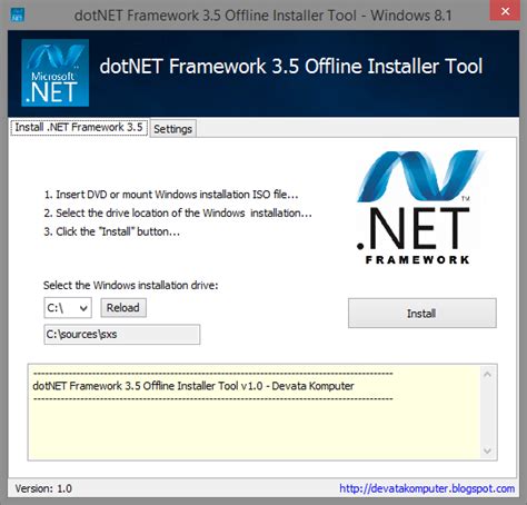 Net 3.5. Step 1. Click here to open the Microsoft download center, and then go to the Microsoft .NET Framework 3.5 section and click on Download. Then save the downloaded file to your desktop. Step 2. Double click the NetFx35setup.exe file and click on Yes in the UAC confirmation window. Step 3. 