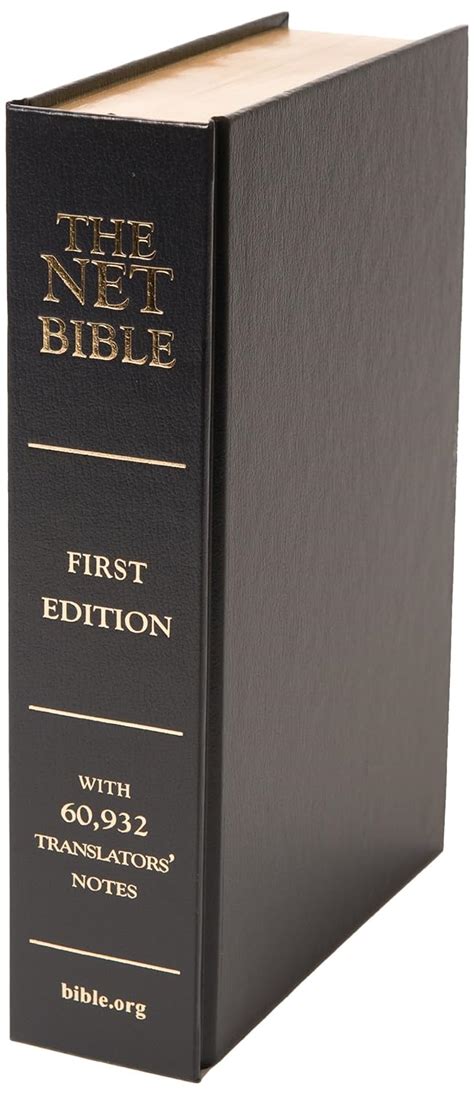 Net Bible First Edition With Notes Biblical Studies Press