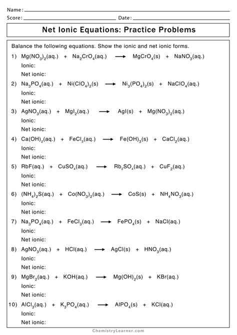 Net ionic equation quiz with answers. 8&times;10-5. Express your answer a...