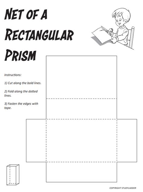 Net of a rectangular prism Studyladder Interactive Learning Games