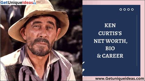 Ken Curtis net worth: Ken Curtis was an American singer and actor who had a net worth of $5 million. Ken Curtis was born in Lamar, Colorado in July 1916 and passed away in April 1991. He was best known for starring as Festus Haggen on the CBS television series Gunsmoke from 1959 to 1975.. 