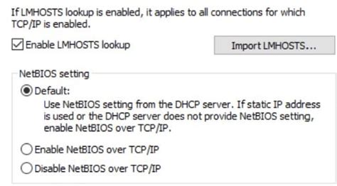 NetBIOS over Tcp/IP - Do I want this enabled? - Ten Forums