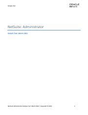 NetSuite-Administrator PDF Testsoftware