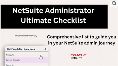 NetSuite-Administrator Unterlage