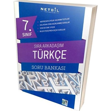 Netbil 7 sınıf türkçe soru bankası