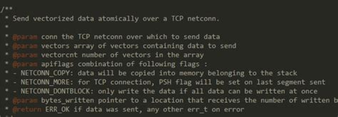 Features of TCP/IP stack (LWIP version) • Do not maintain a strict layer. . Netconnwrite