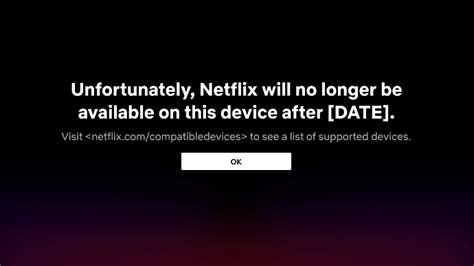 Netflix No Longer Working - Vizio