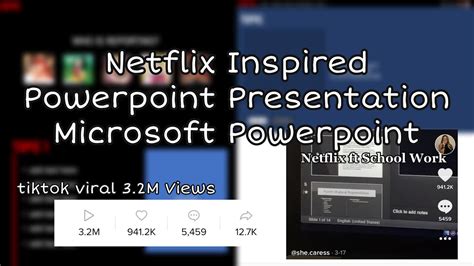 Netflix Powerpoint Template Tiktok