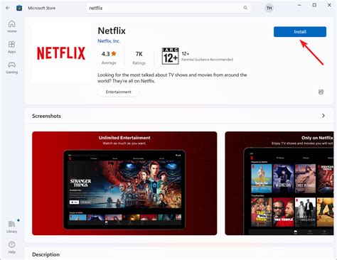 Netflix microsoft app.  Access Netflix on Windows.  To check that your device ...