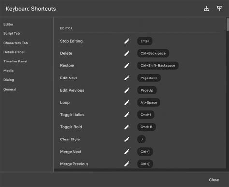 Netflix painel.  Keyboard shortcuts help you control Netflix from your keyboard while watchi...