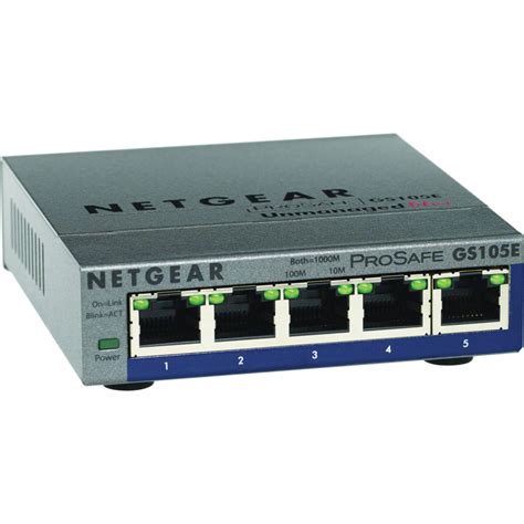 Netgear ProSafe Plus 5-Port Gigabit Ethernet Switch - B&H Photo