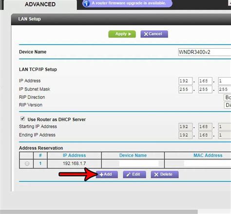 Netgear reserve ip address.  Type the MAC address of the computer or server.  I...