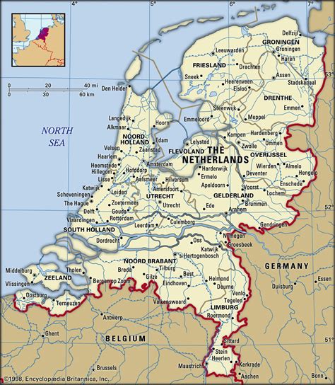 Netherlands Map