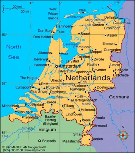 Netherlands Maps Maps Of Netherlands