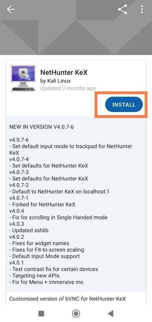 Nethunter store download. com From the NetHunter Store, install Termux, NetH...