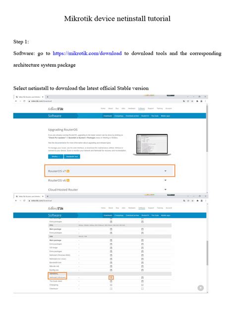 Netinstall mikrotik.  Feb 20, 2026 · MikroTik Netinstall is a versatile utility designed...