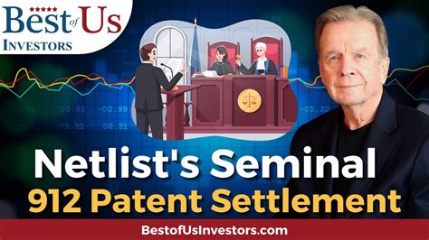 The biggest lawsuit Netlist is against Google over the infringement of their '912 patent. ... This decision is worth potentially billions of dollars in settlement money. While Netlist is still in .... 