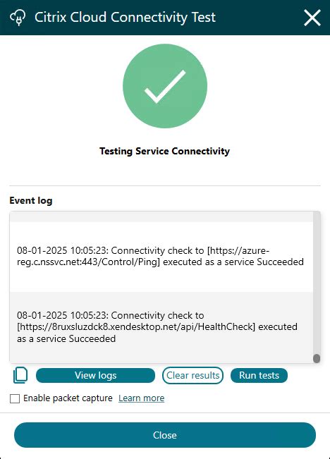 Netscaler test connectivity.  Citrix DaaS connectivity Cloud Connectors co...