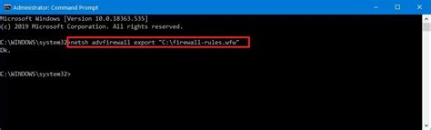 Netsh advfirewall export. wfw" For example, I will use the command netsh advfirewall ...