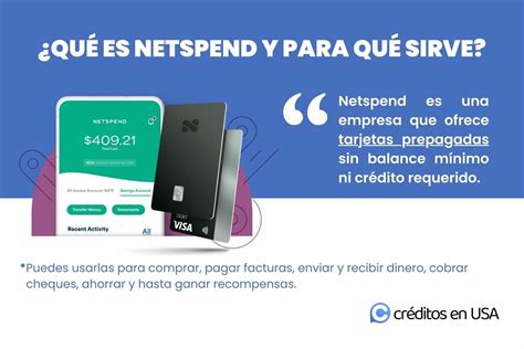 Netspend es una tarjeta prepagada, que funciona cargando saldo para que puedas realizar el pago de tus servicios o realizar compras en línea hasta que el sal....