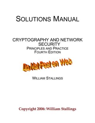 Network Security Chapter Problems Solutions William Stallings