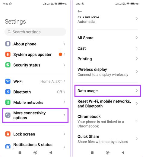Network usage android.  You can check your network usage to view data download...