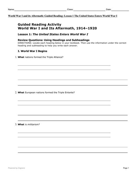 Networks guided reading activity world war 1. - Gift of fire sara baase solution manual.
