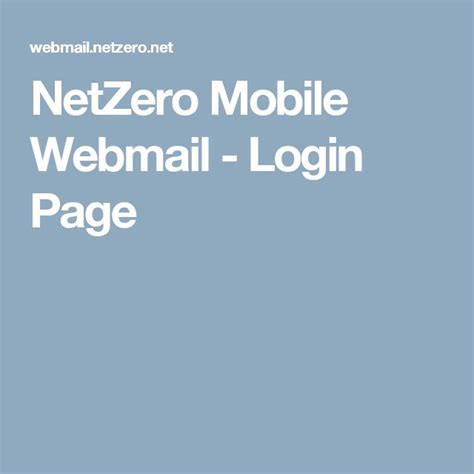 Netzero mobile login. You should try NetZero if you want mobile broadband, DSL broadband or dial-up for reliable, affordable Internet access. It is one of America's most popular ISPs, offering customers three low-priced Internet services to make accessing the Web easier and more convenient than ever. 