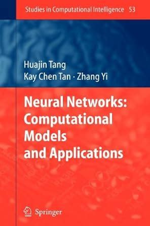 Neural Networks Computational Models And Applications Reprint