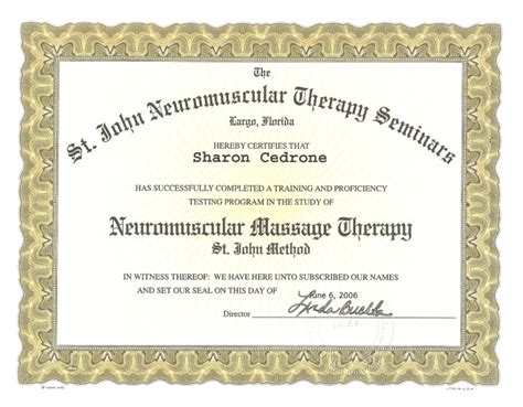 Neuromuscular Therapy Certification Online